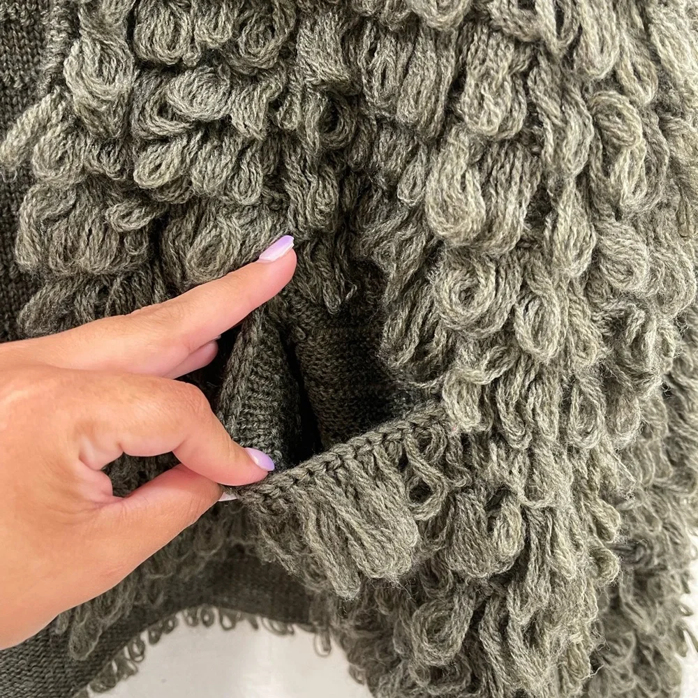 The Great Short Monster Cardigan Green Size 3 Large - Picture 4 of 5